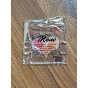 Amazon Translucent Puzzle Piece Mom Gift Mother's Day Birthday Plaque s31